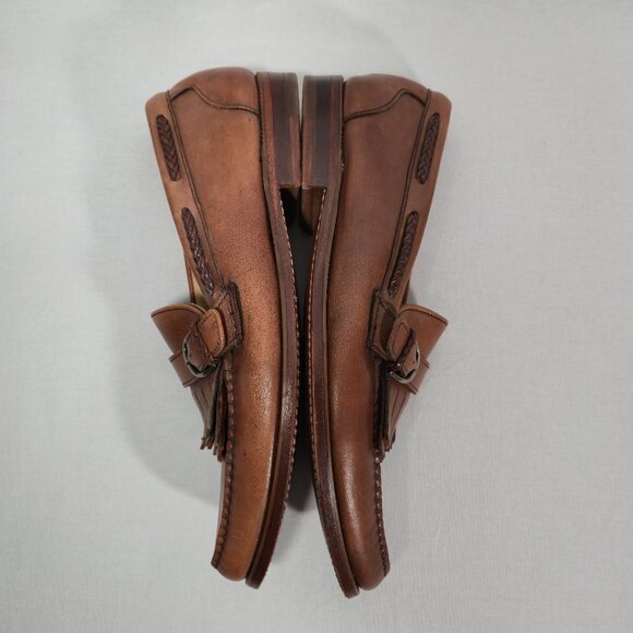 U.S.A. Vintage SEBAGO Hipster Walnut French Calfskin Penny Loafers Men Size 11E. - Picture 10 of 17